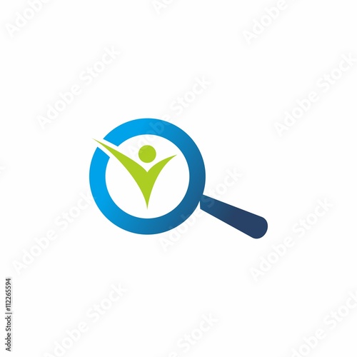Search vector logo icon