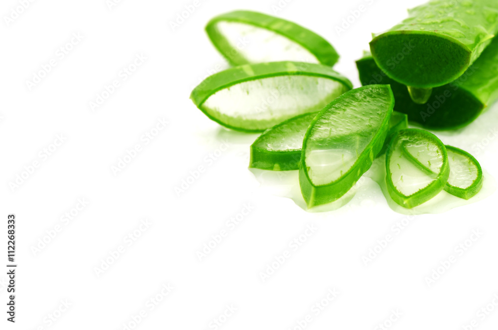 Obraz premium Slice Aloe Vera.