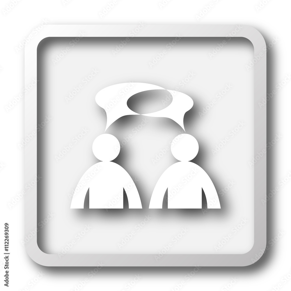 Comments icon - men with bubbles Comments icon - men with bubbles