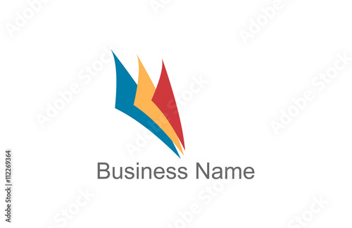 range triangle business logo © tree_art