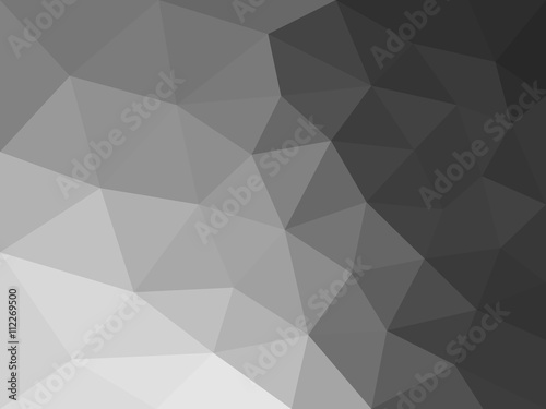 abstract grey low polygon background