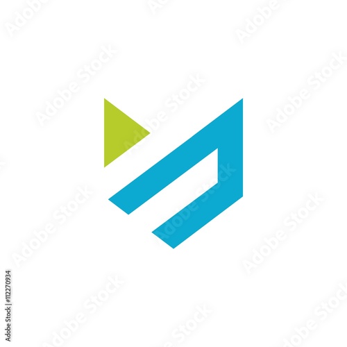 M initial logo