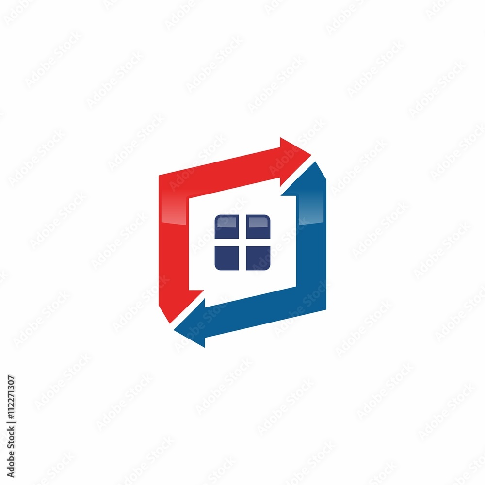 Obraz premium Real estate Logo House