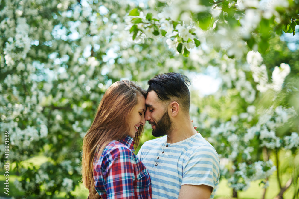 Couple in park