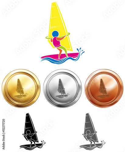 Different medals for sailing