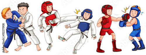Different sports for martial arts