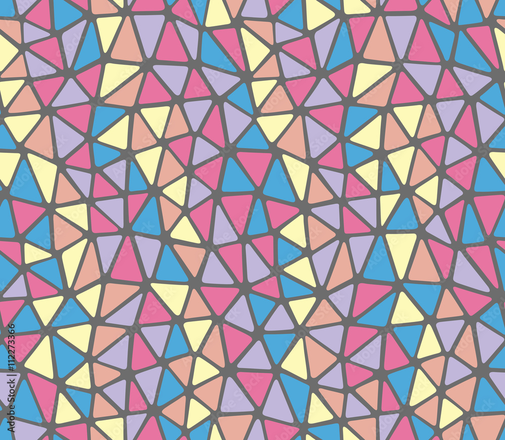 Soft edges triangles pastels colors repeat pattern Soft edges triangles pastels colors repeat pattern