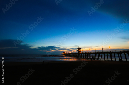 Beautiful Ocean Sunset Huntington Beach 