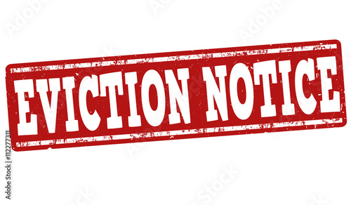 Eviction notice stamp