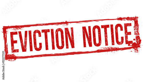 Eviction notice stamp