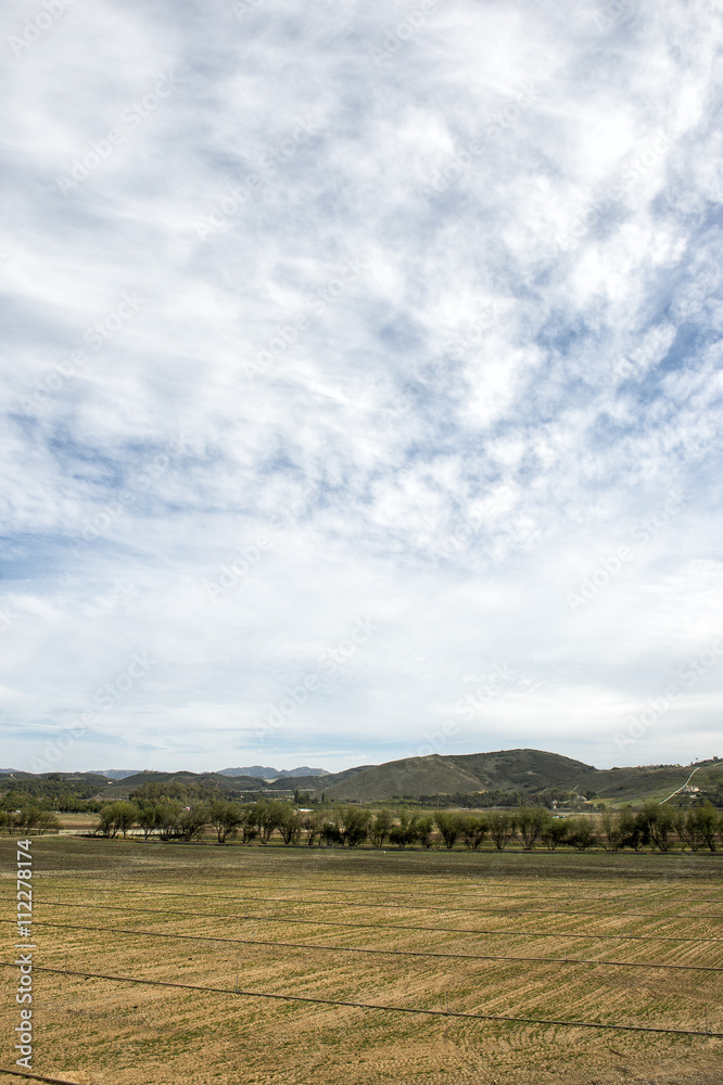 bare farmland