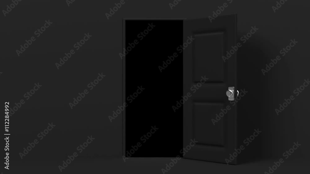 Black Door And Dark Room Black Door And Dark Room