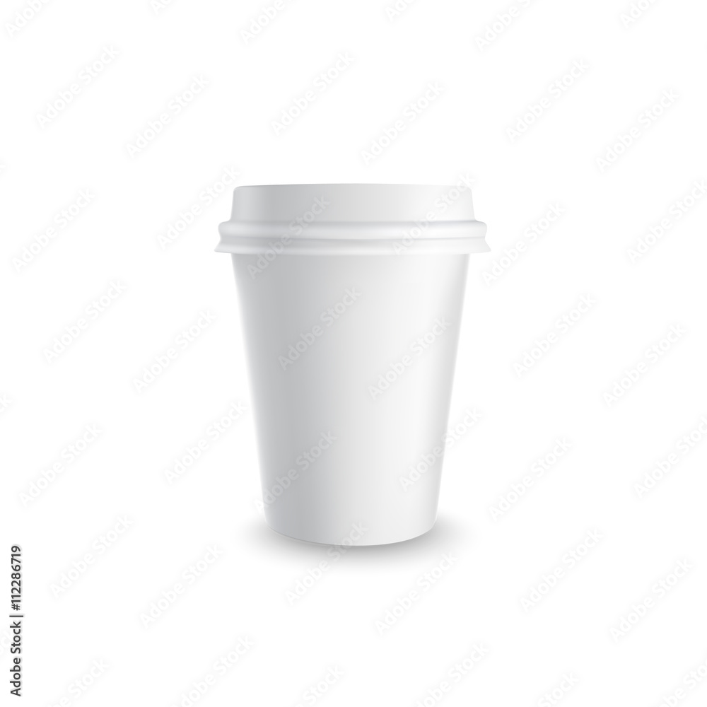 Paper coffee cup. Paper coffee cup.