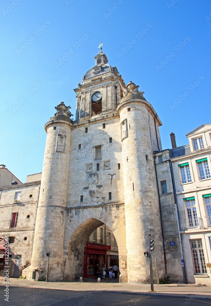 La grosse horloge de La Rochelle (Charente Maritime, France)