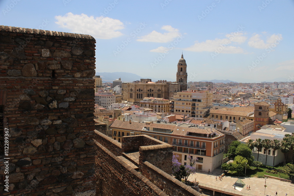 Catedral de Málaga desde la Alcazaba