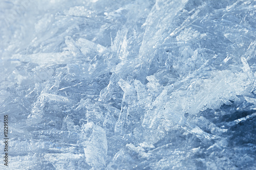 Detailed background texture of fresh thin ice. Background. Texture. © finepoints