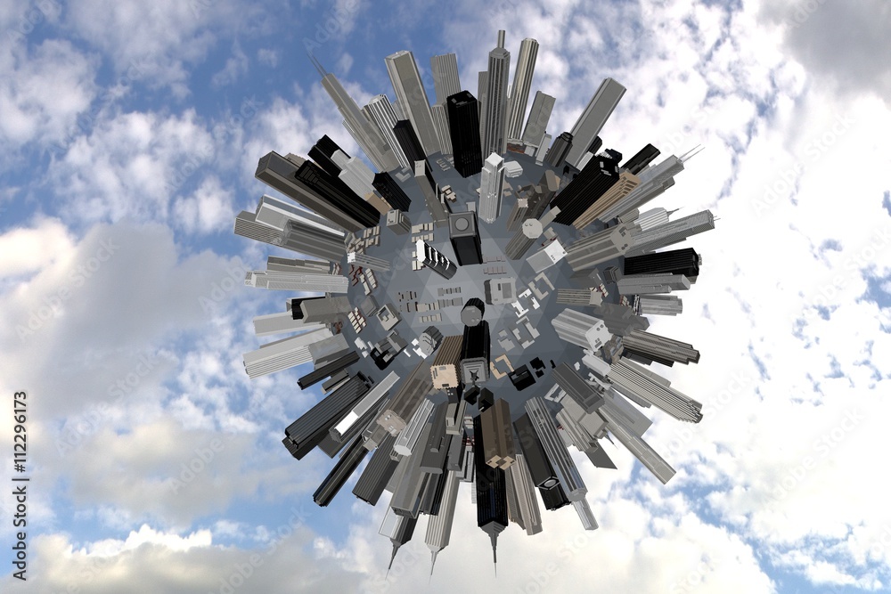 Urban City in Motion. Nice 3D Rendering
Urban City in Motion. Nice 3D Rendering