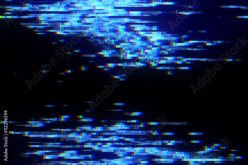 Glitch Effect in Motion. Nice 3D Rendering