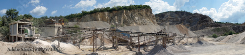 Panorama of quarry