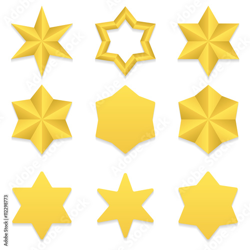 Six point stars collection