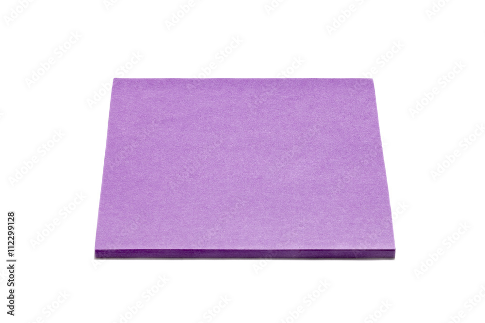 violet sticky note
