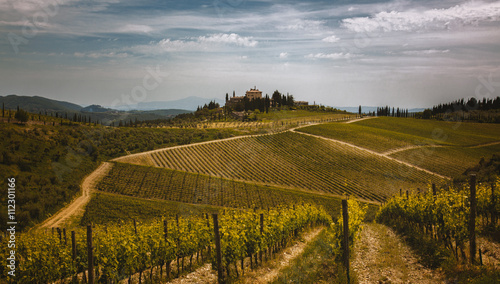 Weingut in Chianti, Italien