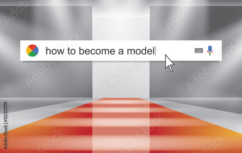 Searching the web for information about how to become a model vector