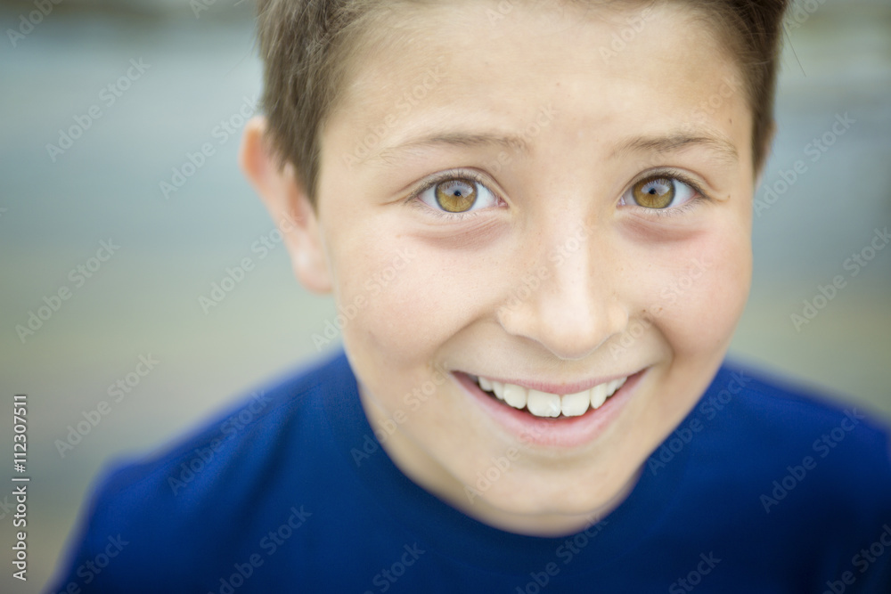 close up of a cute 8 year old boy close up of a cute 8 year old boy