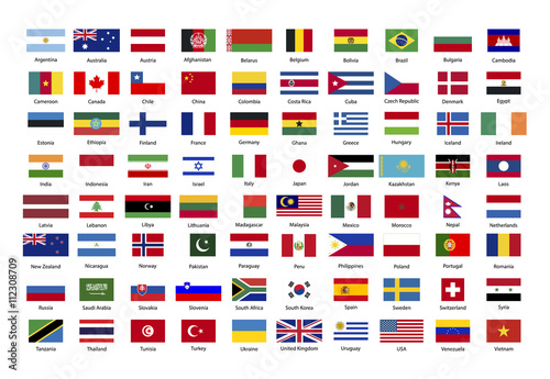 Flags of world sovereign states