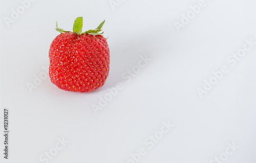 fresh Strawberry on a light background