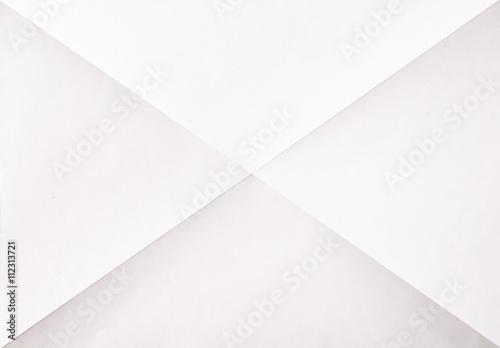 white sheet of folded  paper