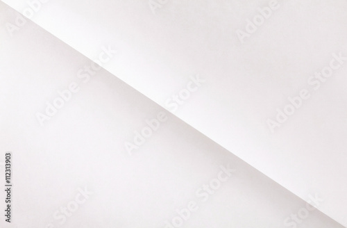 white sheet of folded  paper