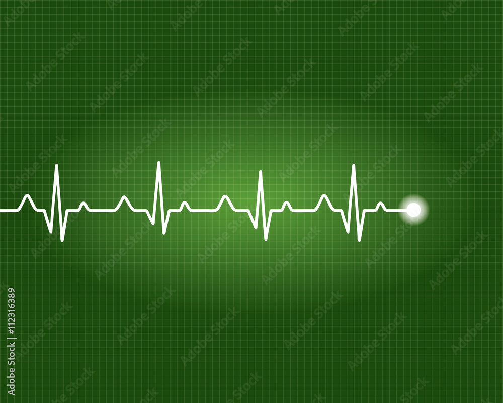Abstract heart beats cardiogram illustration . Abstract heart beats cardiogram illustration .
