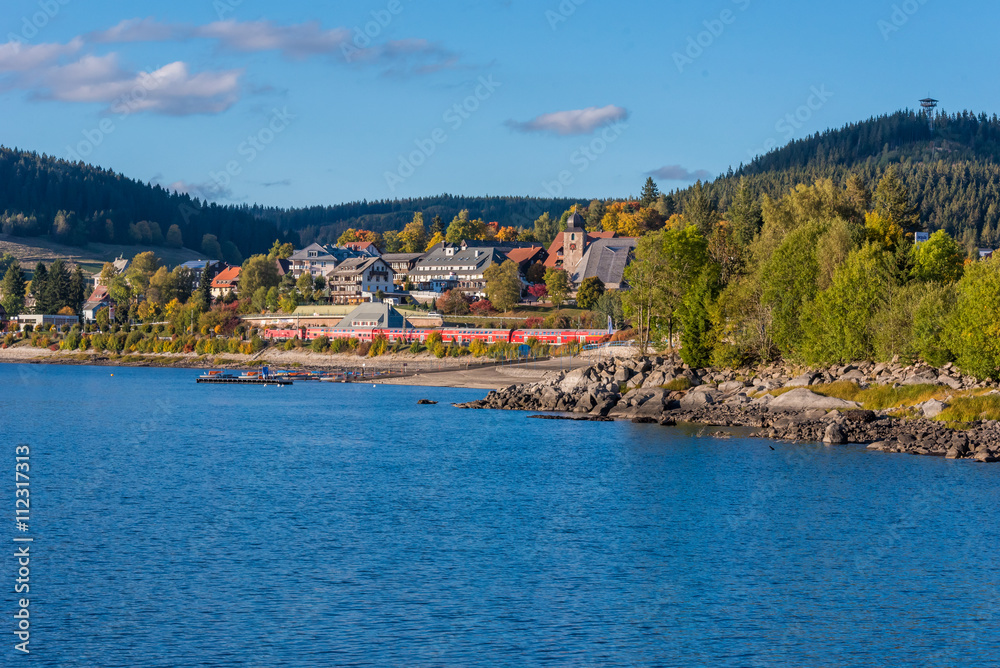 Fototapeta premium Schluchsee lake in the black forest
