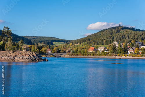 Schluchsee lake in the black forest photo