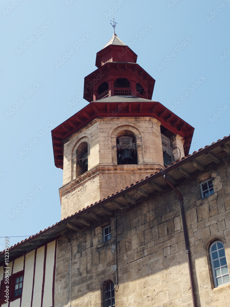 Sain Jean de Luz Ciboure Church South France Sain Jean de Luz Ciboure Church South France