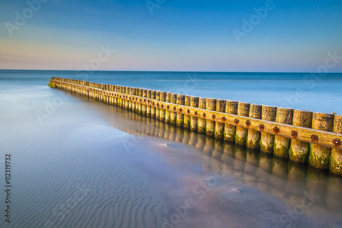 beautiful view of Polish Baltic Sea