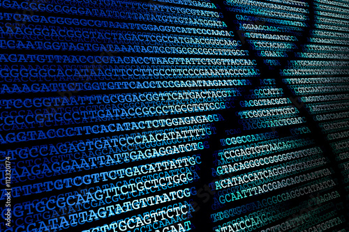 DNA sequence / Abstract background of DNA sequence