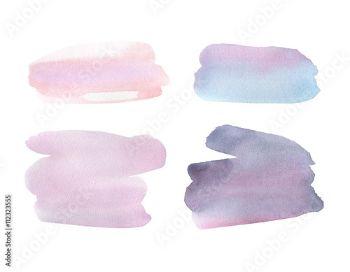 The hand draw abstract art watercolor background of pastel natural delicate shades. A watercolor spot. Gentle strokes fashionable shades. Suitable for wrap, wallpaper, website, pattern, decor.