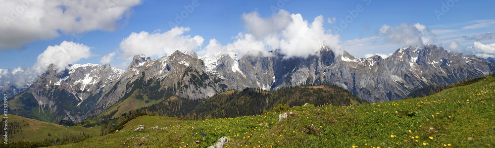 Panoramabild vom Tennengebirge