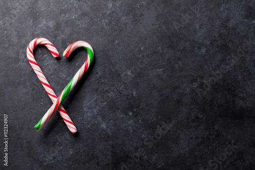 Candy canes heart