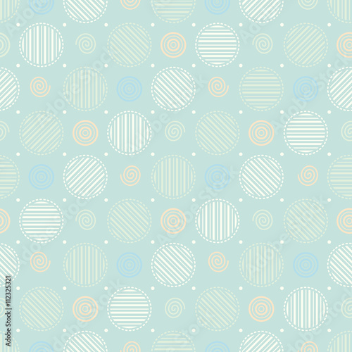 Geometric seamless pattern. 