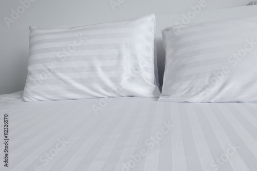 white Pillow, Bedding sheets and pillows up white bedding stripe