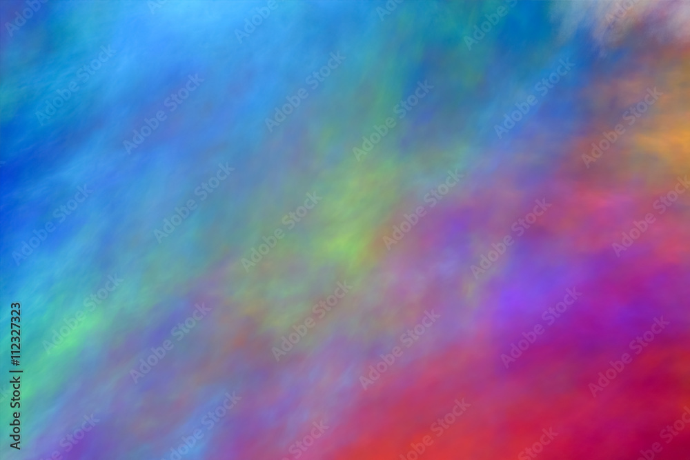 Background, coloured abstract clouds 