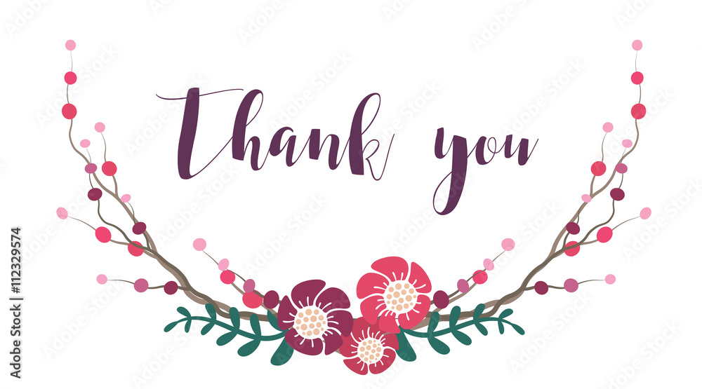 Thank you lettering Thank you lettering