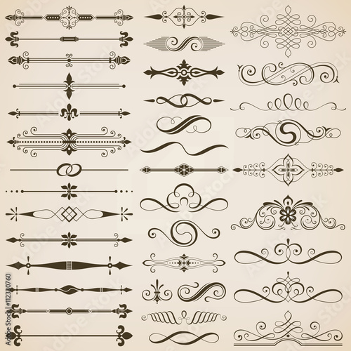Page Divider And Design Elements