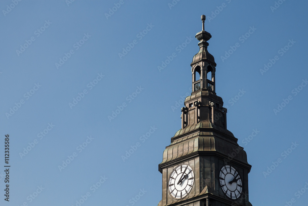 central station tower watch Hamburg