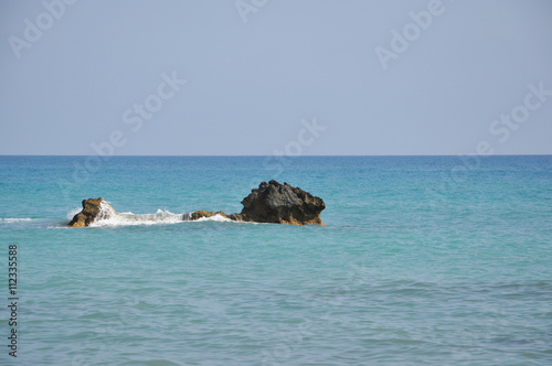 view from the beach of Aphrodite