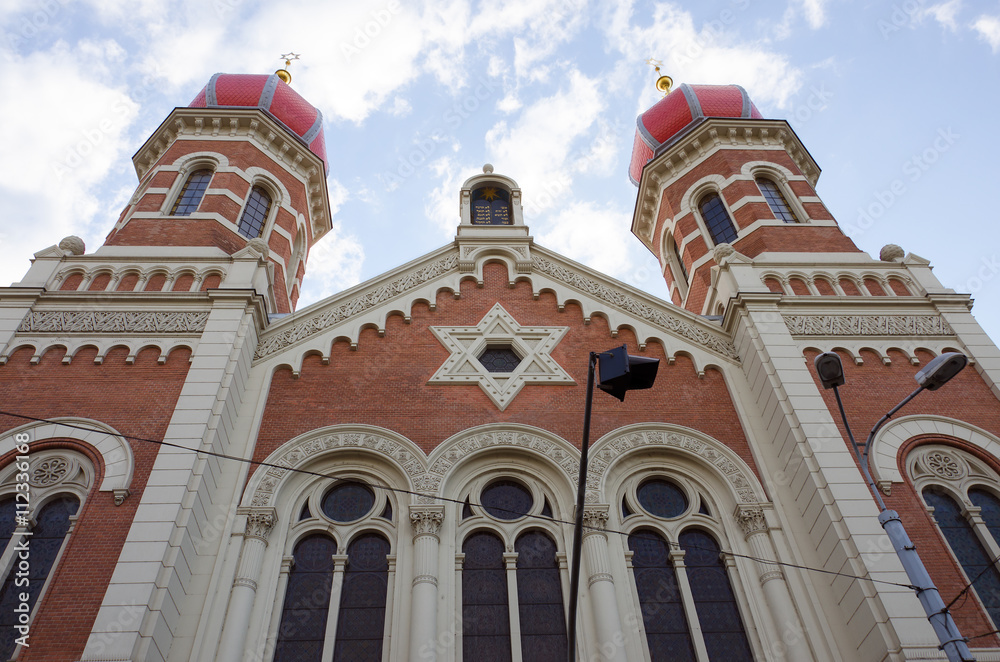 Obraz premium Great synagogue in Pilsen