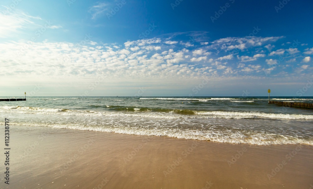 Waves at Baltic Sea, Poland